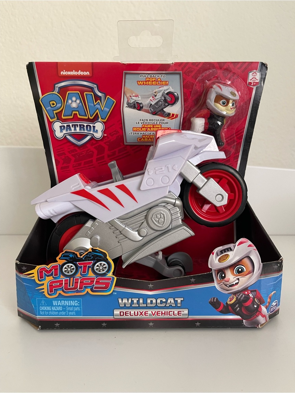 Brand New Paw Patrol Moto Pups Wildcat and Deluxe Vehicle